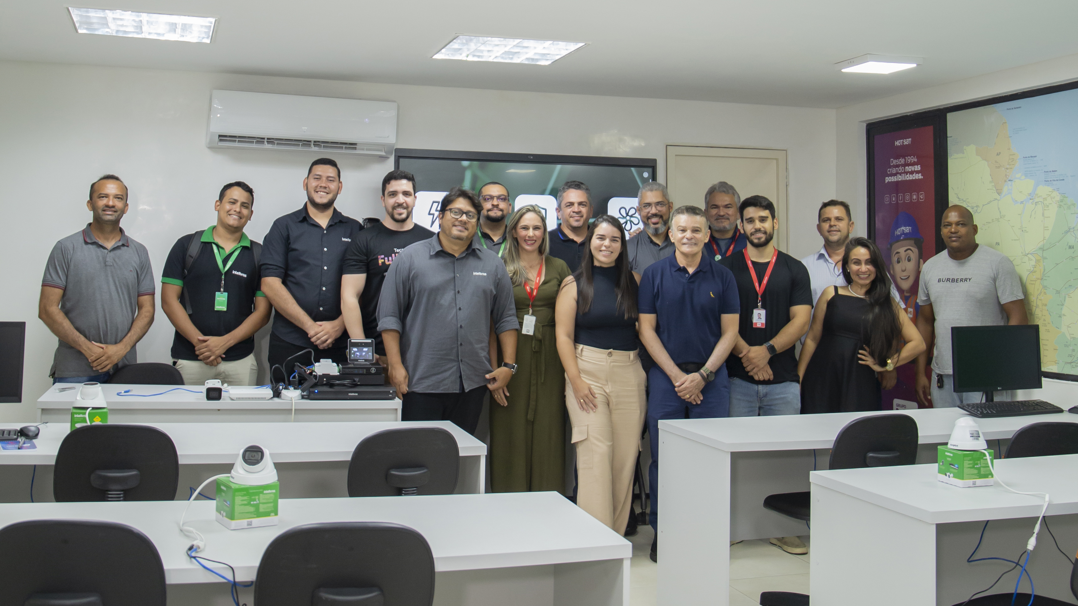 Inaugurada a primeira sala Intelbras ITEC no Piauí, em parceria com a Hot Sat Shop