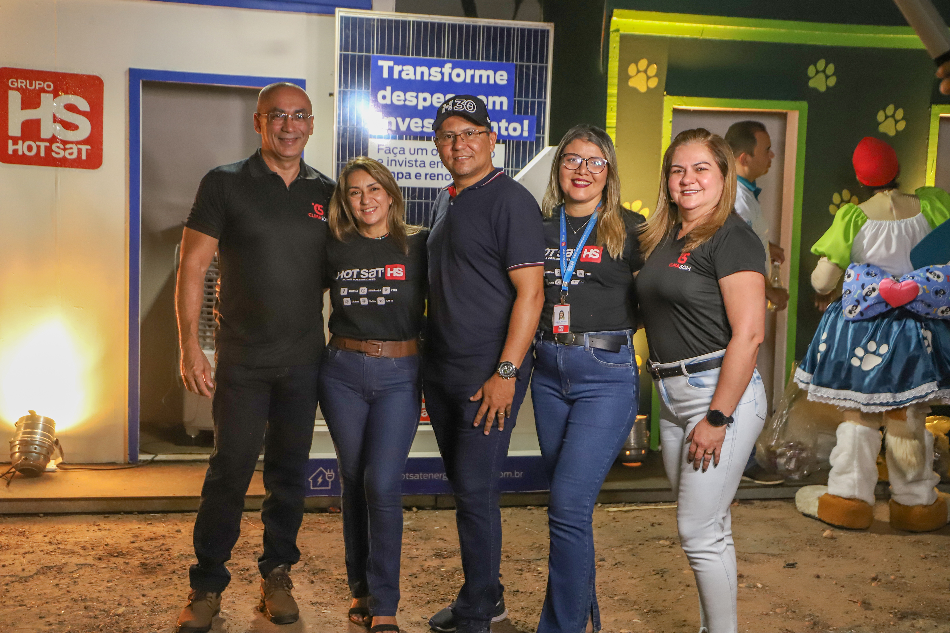 Grupo Hot Sat participa da 30ª edição da Cidade Junina e apresenta portfólio ao público